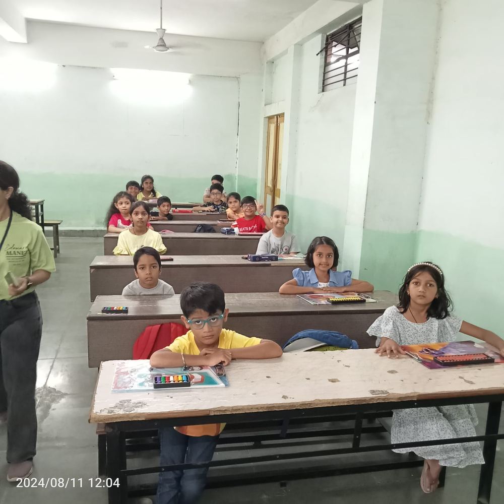 Vedic Maths and Abacus training session at Smart Kids Study Circle Manish Nagar Nagpur